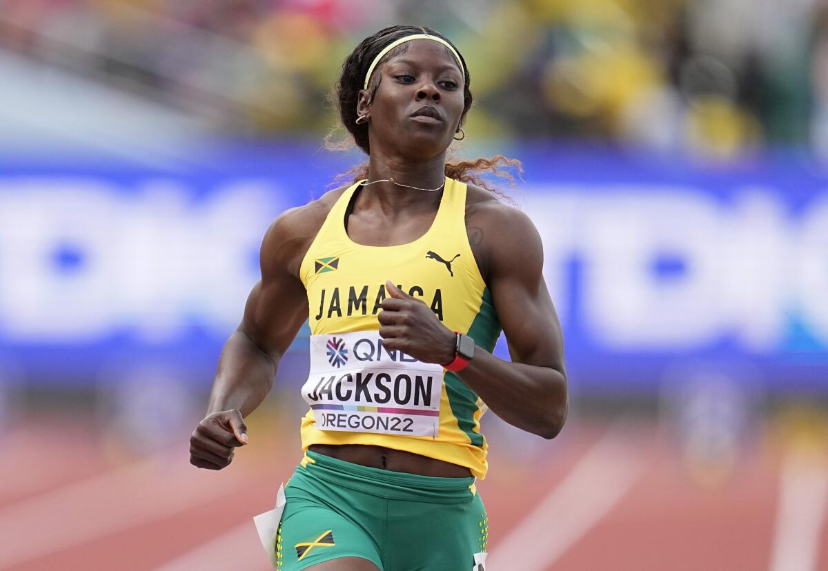 Jamaican sprinting star Shericka Jackson will not run in the women's 200 meters at the Paris Olympics.