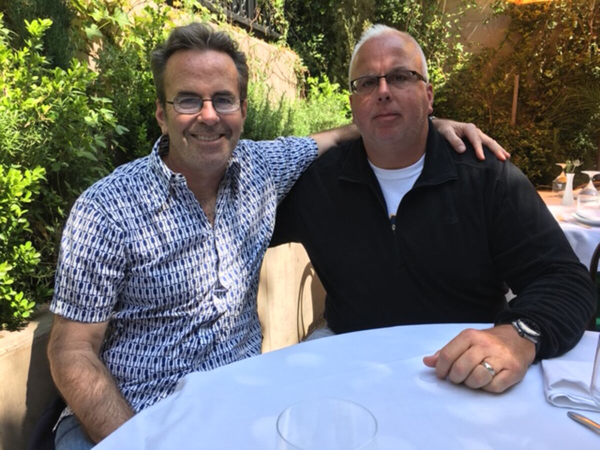 Harry Werksman, left, and brother David Werksman, a sheriff's deputy and COVID victim.