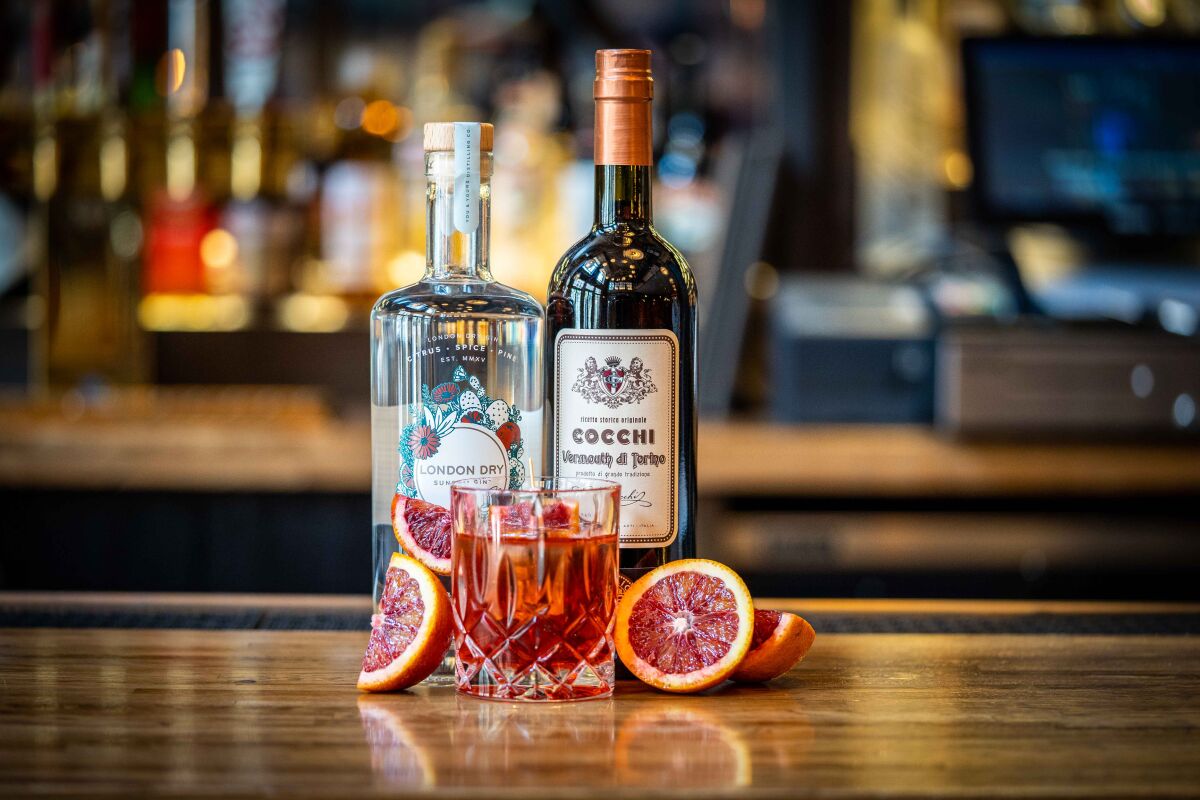 The Winter Negroni from Lionfish.