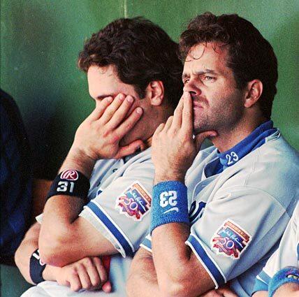 Mike Piazza, Eric Karros, Dodgers, Giants