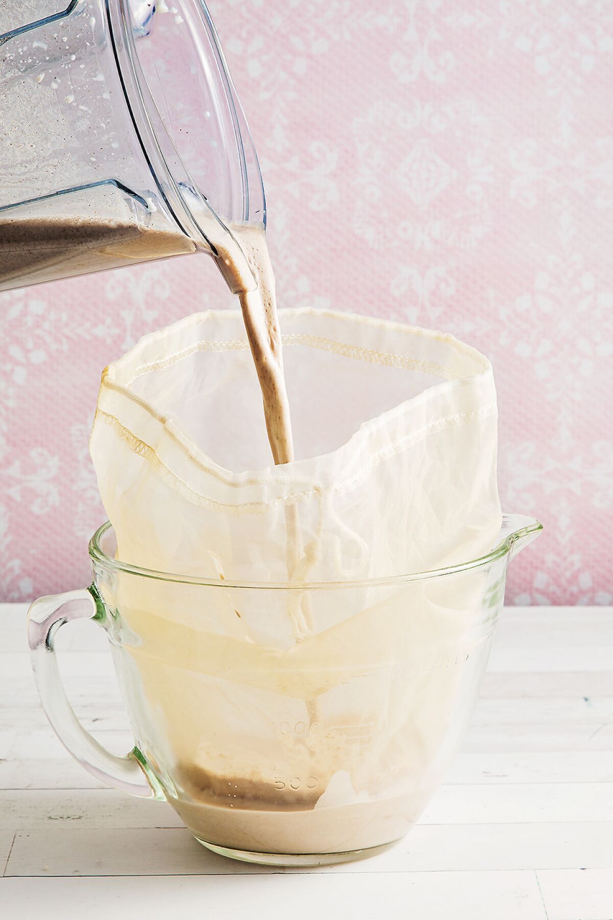 If you’re using a high-powered blender, a nut milk bag for straining the pulverized rice works better than cheesecloth.