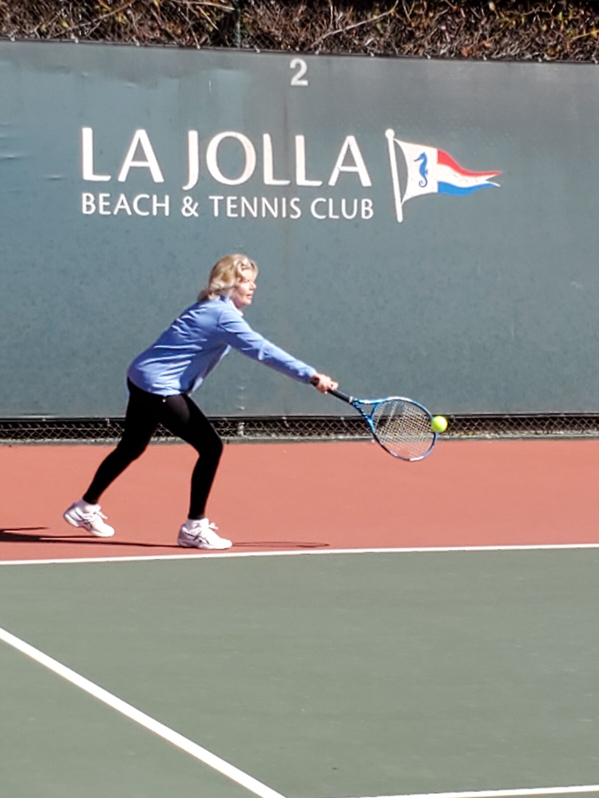 Suella Steel says 'you have to want the ball' to be successful in tennis.