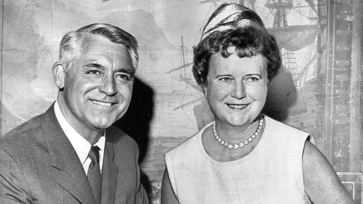 Cary Grant and Dorothy Chandler in 1963.