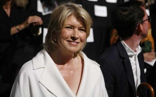 Martha Stewart arrives for the Chado Ralph Rucci spring 2010 collection.