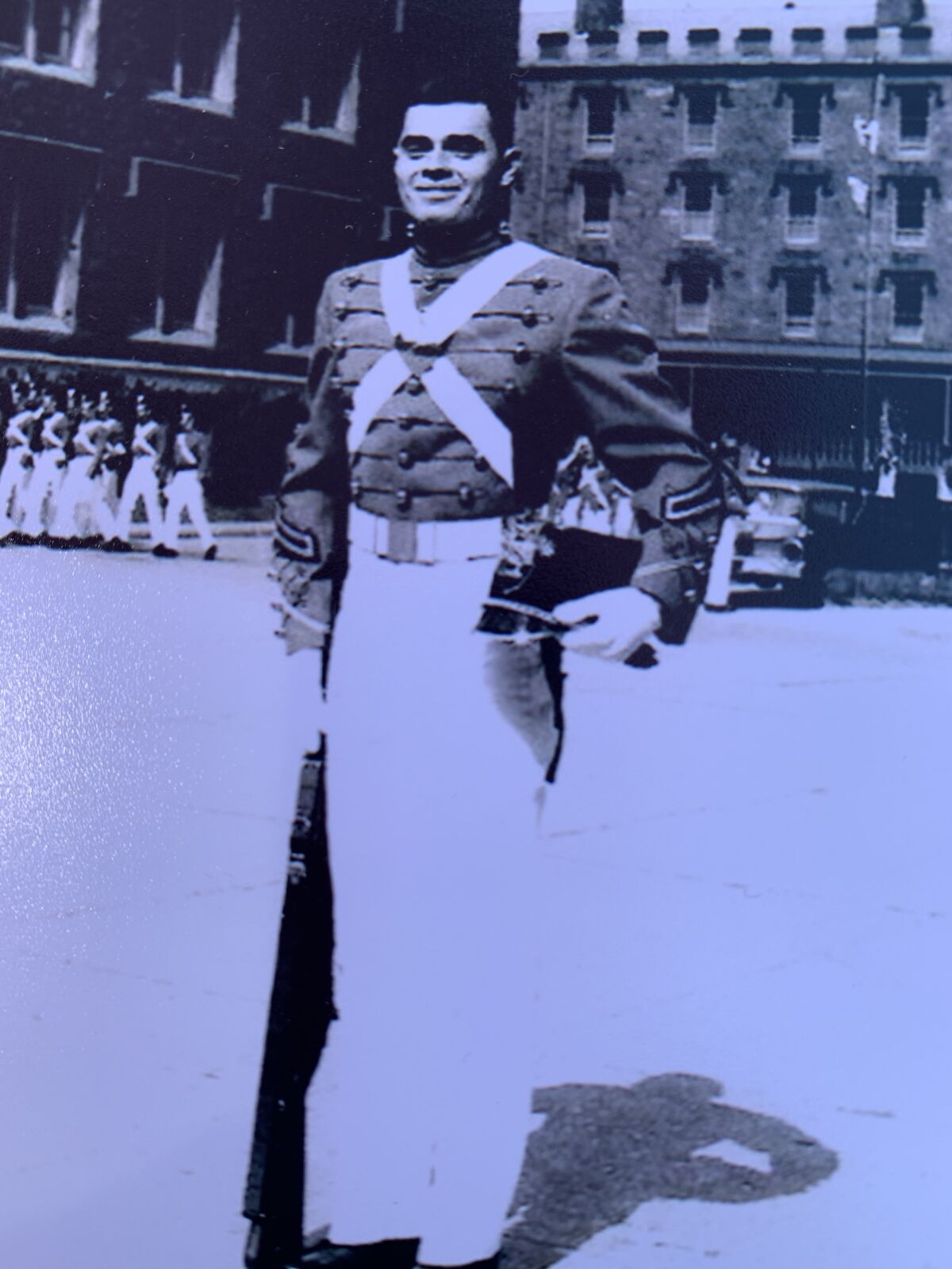 Jerry Cecil, Kate Hartford's grandfather, is pictured during his West Point years in the 1960s.