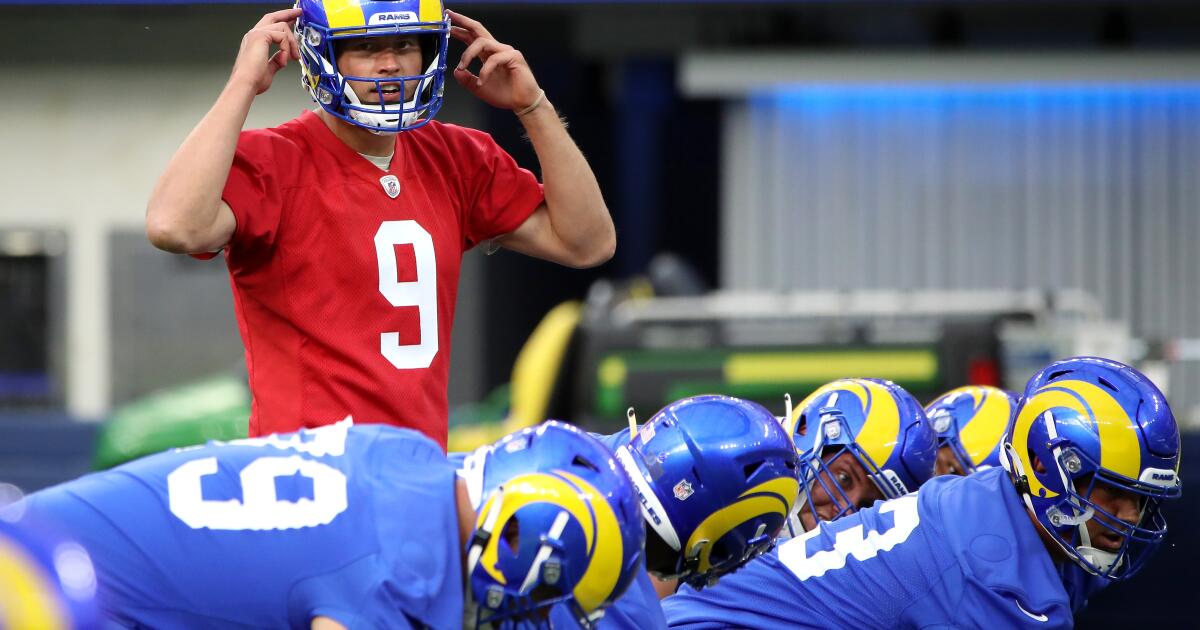 Rams need to shut down quarterback Matthew Stafford for season - Los  Angeles Times