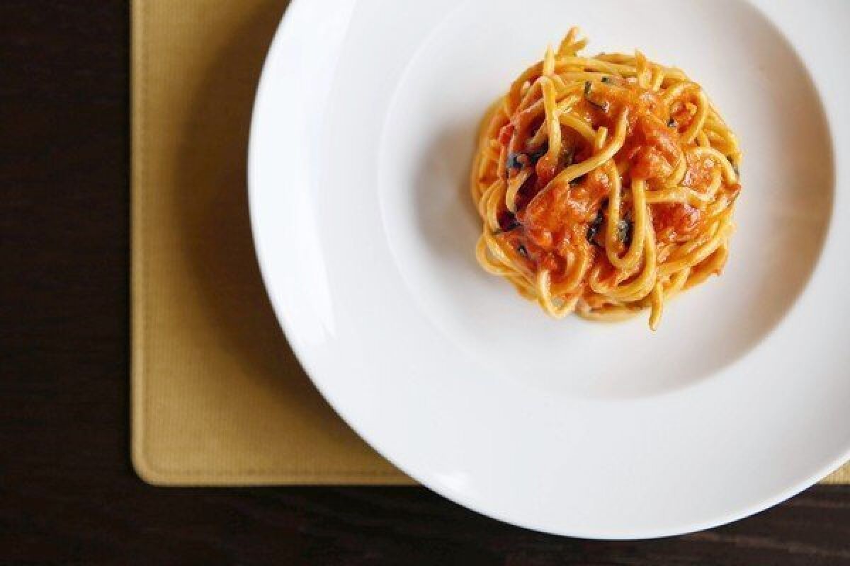 Pasta is an art form at Scarpetta, in the Montage Beverly Hills.