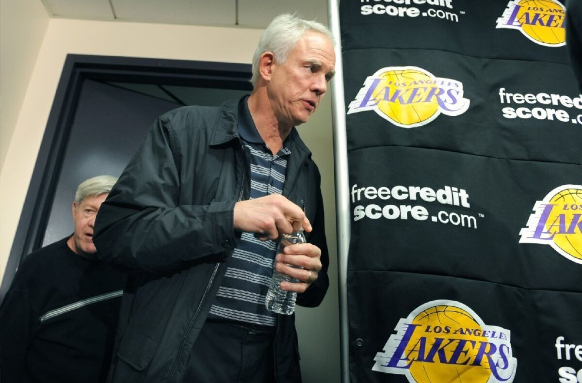 As the Lakers near the Feb. 20 NBA trade deadline, Mitch Kupchak says the team's future is bright.