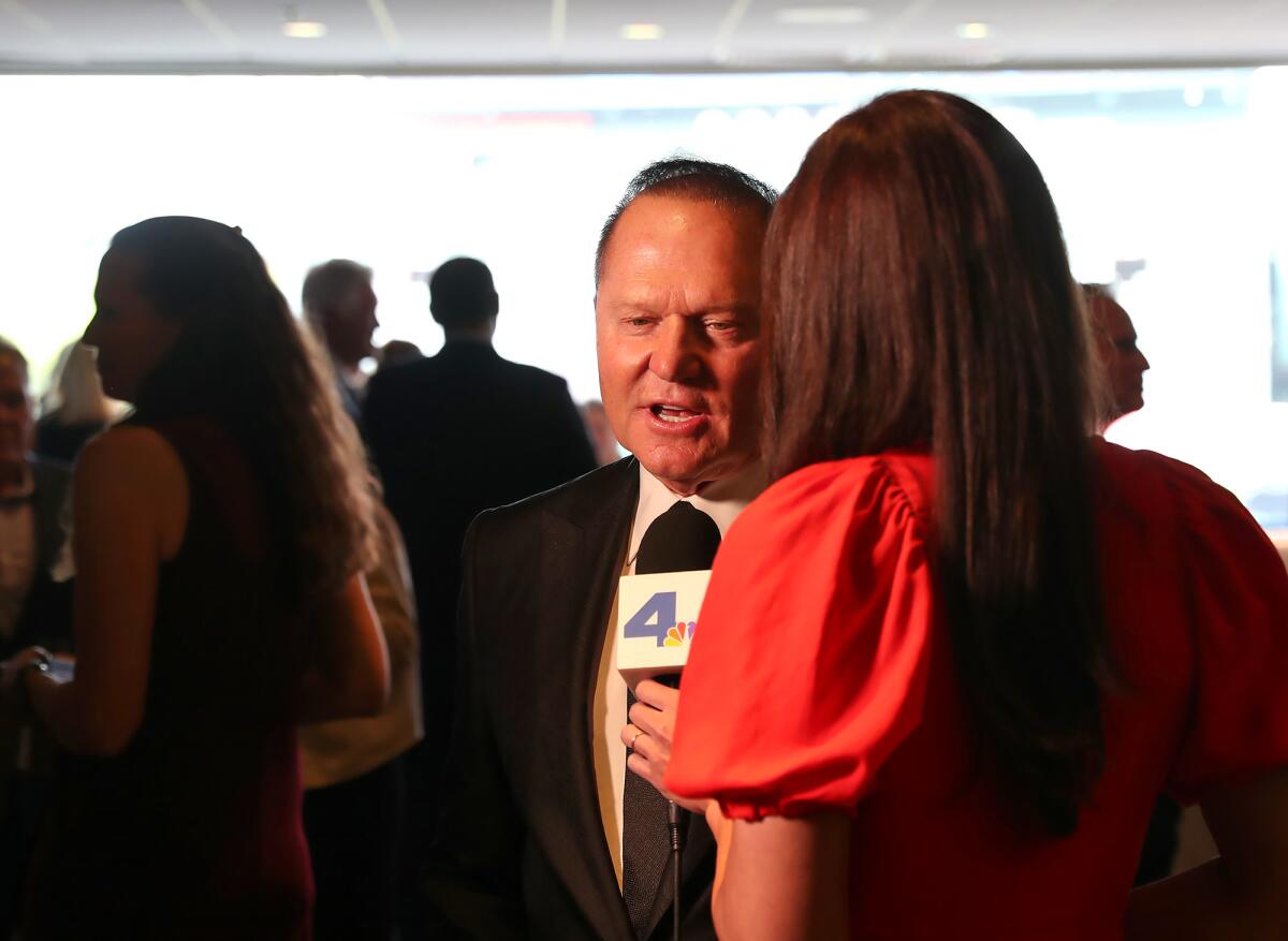 Sports agent Scott Boras at Tuesday night's OC Sports Awards at Angel Stadium.