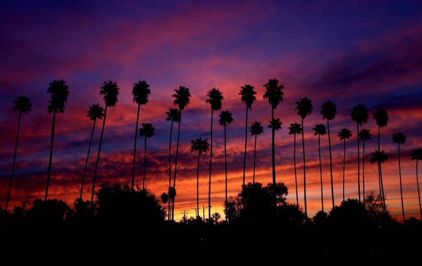 Why Winter Sunsets And Sunrises Are So Spectacular Los Angeles Times