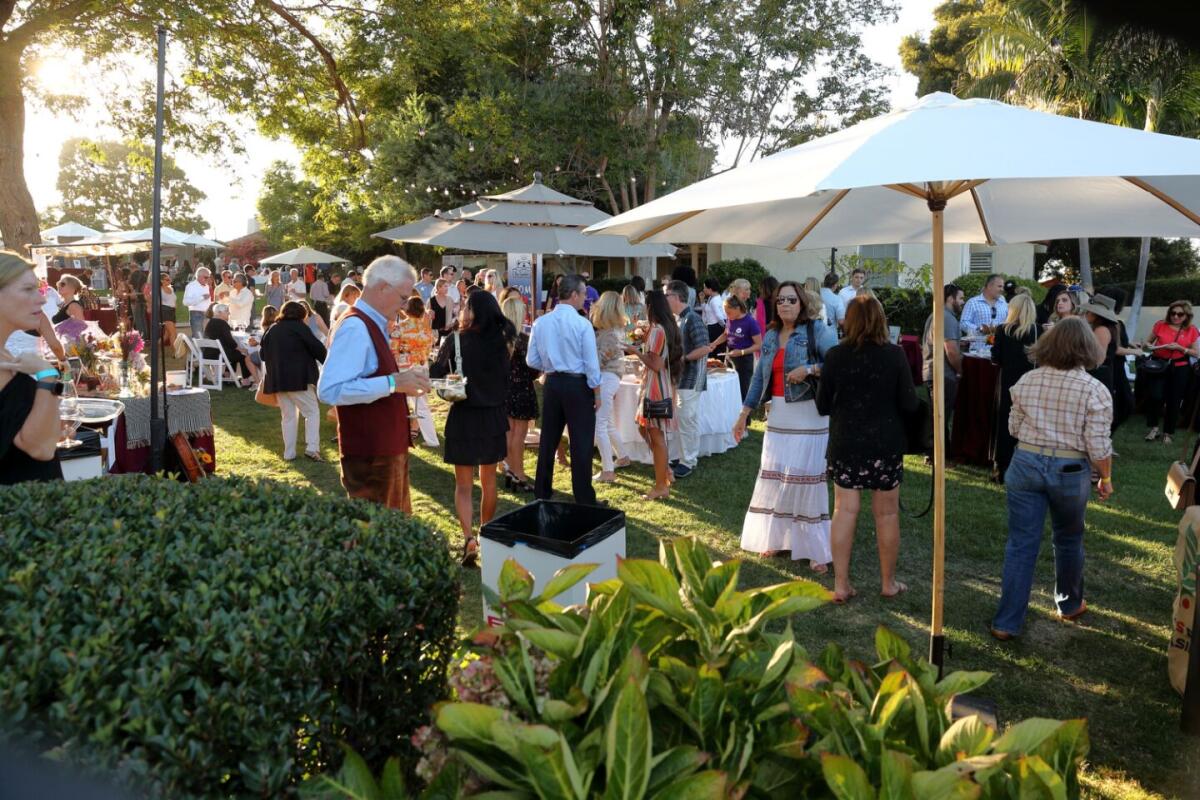 Participants at the Taste of Rancho Santa Fe event in 2019.