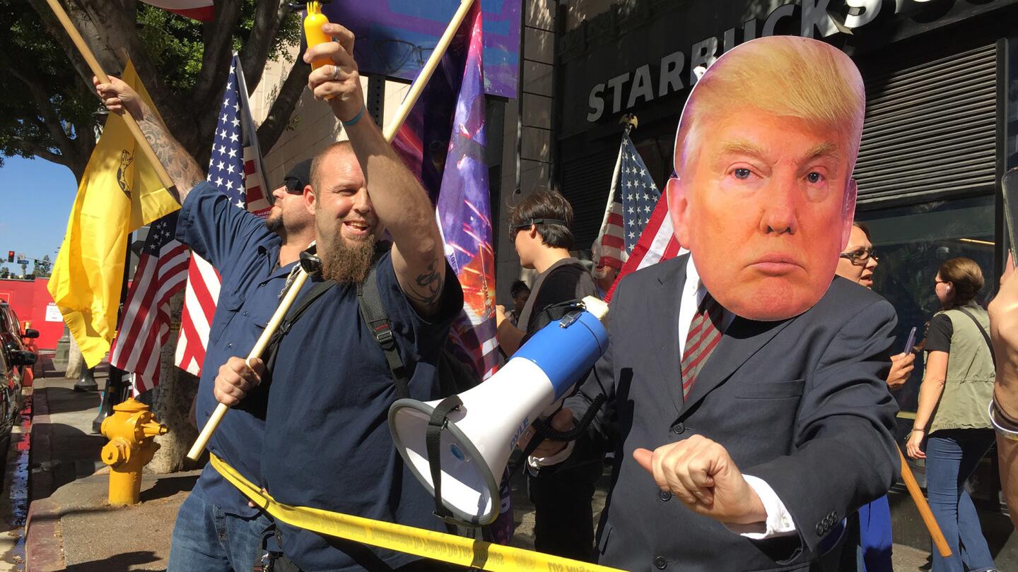 Anti-Trump protest in L.A.