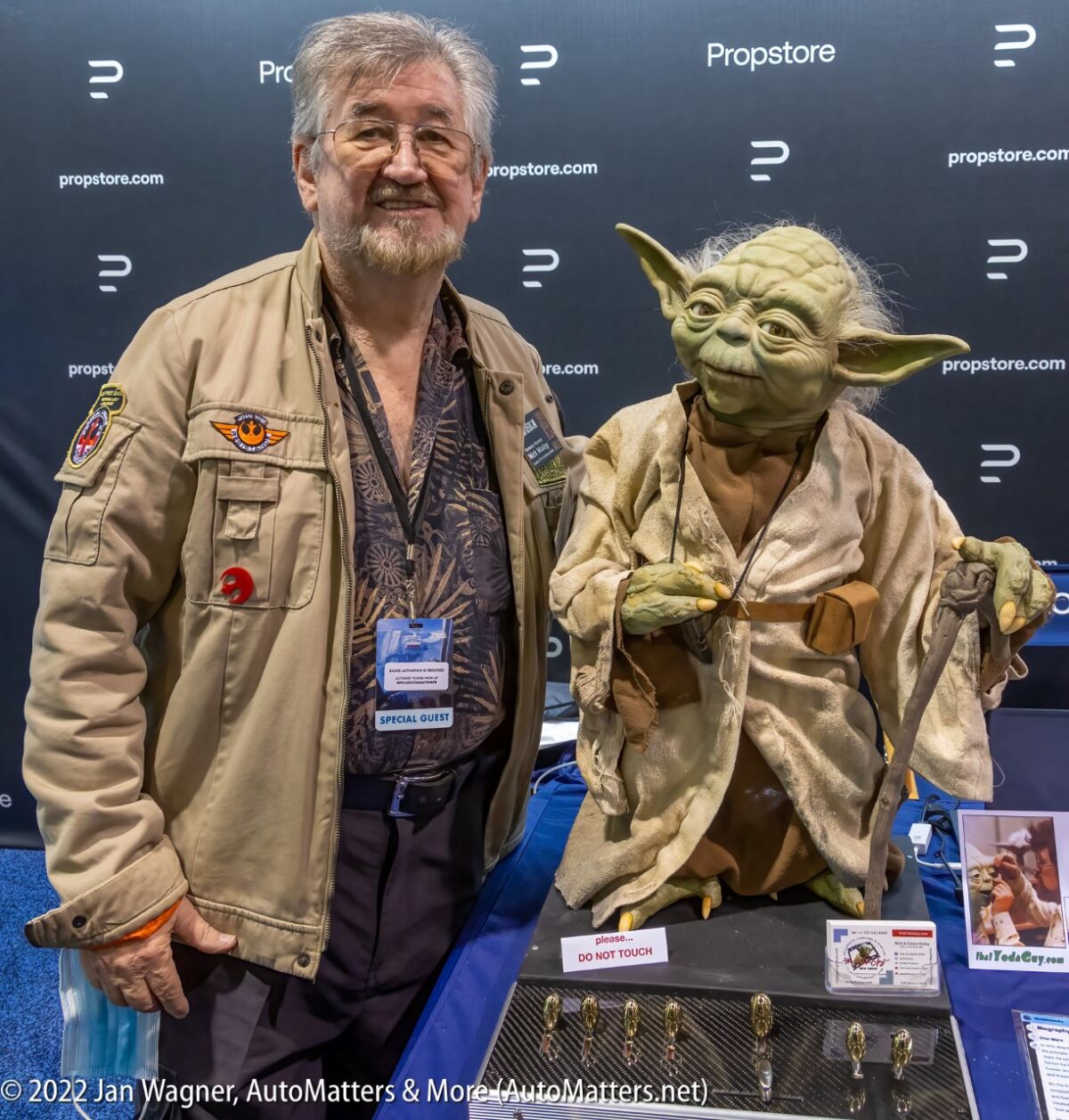 Nick Maley: He collaborated in the creation of the original Yoda & built this recreation