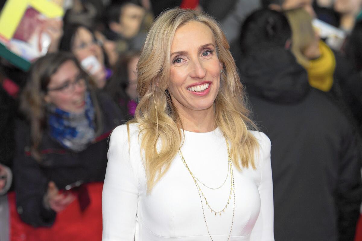 Director Sam Taylor-Johnson attends the 'Fifty Shades of Grey' premiere during the 65th Berlinale International Film Festival at Zoo Palast on Feb. 11, 2015, in Berlin.