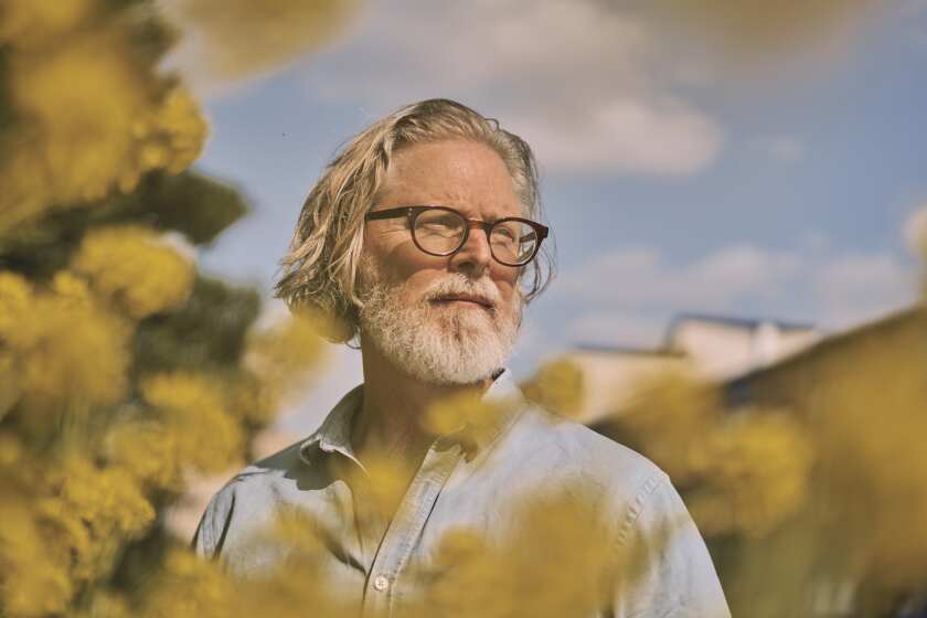 LOS ANGELES, CA - MAY 24: Tony McNamara, creator and show runner, photographed in London Fields in London, United Kingdom on May 24, 2023. (Tom Jamieson / For The Times)