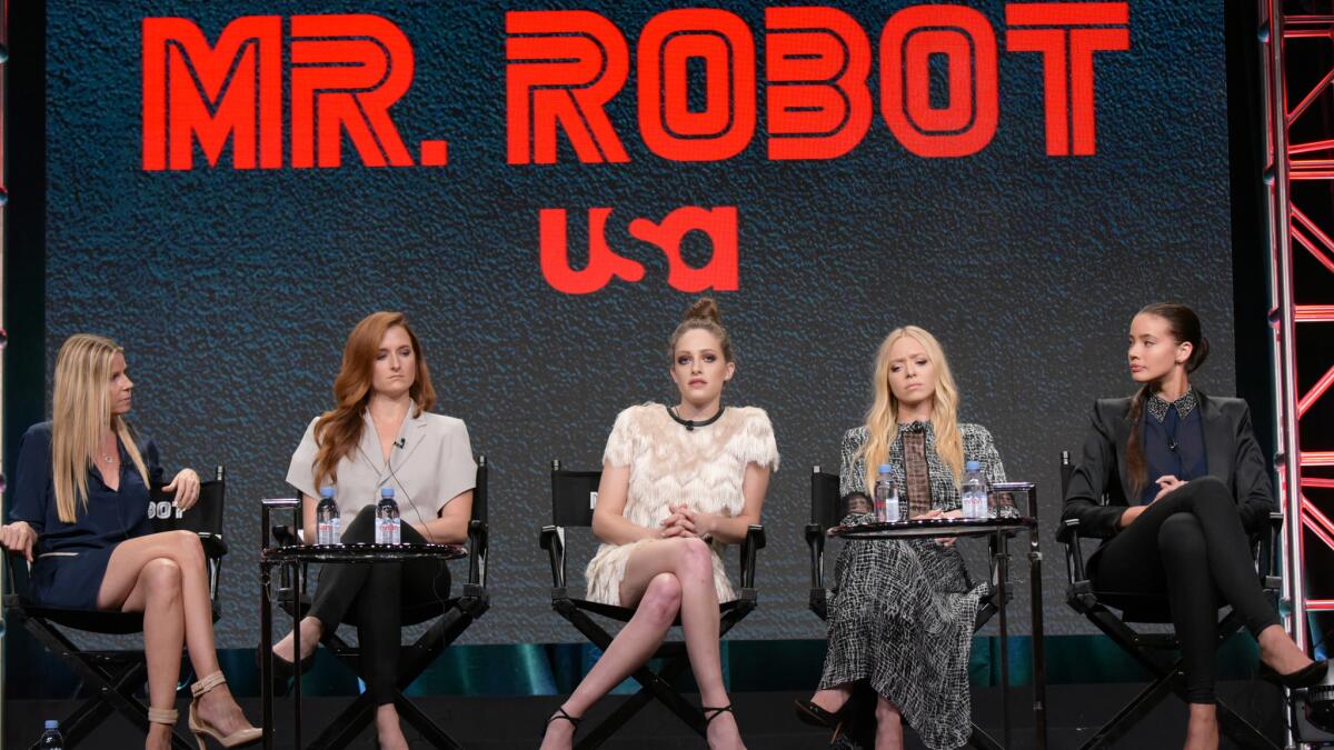 The Women of 'Mr. Robot': 'We are women, we are equals' - Los Angeles Times