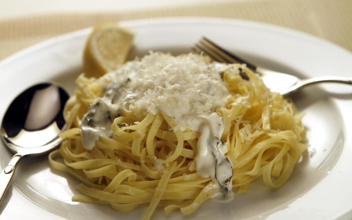 Angelini Osteria's tagliolini al limone Recipe - Los Angeles Times