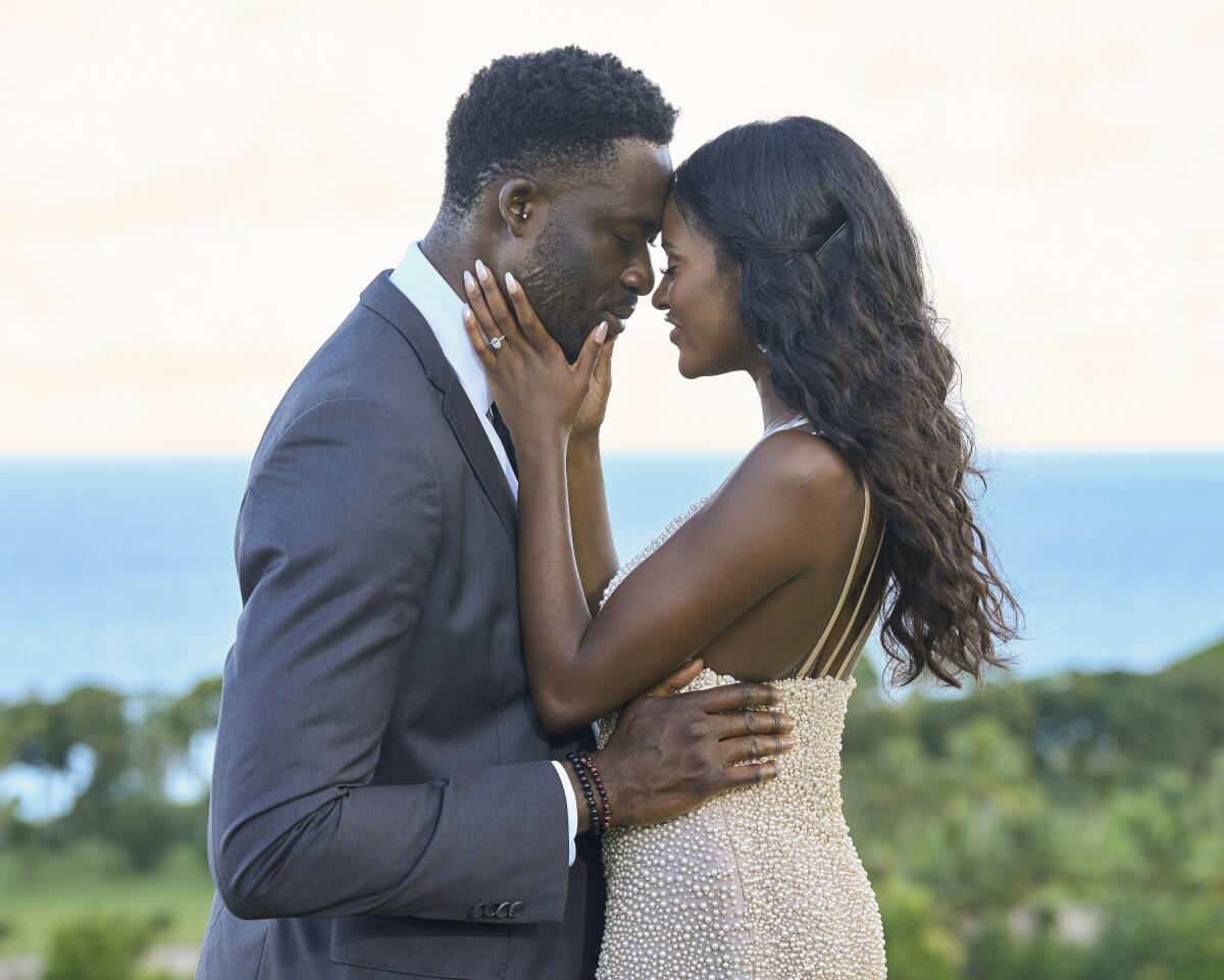 Bachelorette's Charity Lawson, Dotun Olubeko make history - Los Angeles Times Bachelorette's Charity Lawson, Dotun Olubeko make history - Los Angeles Times