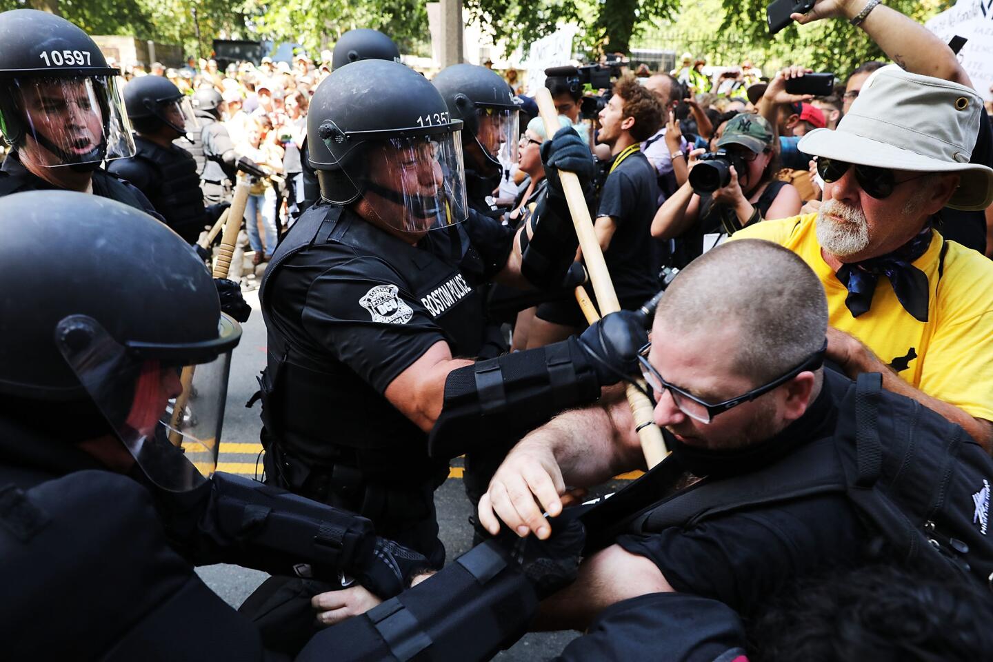 'Free speech' rally in Boston