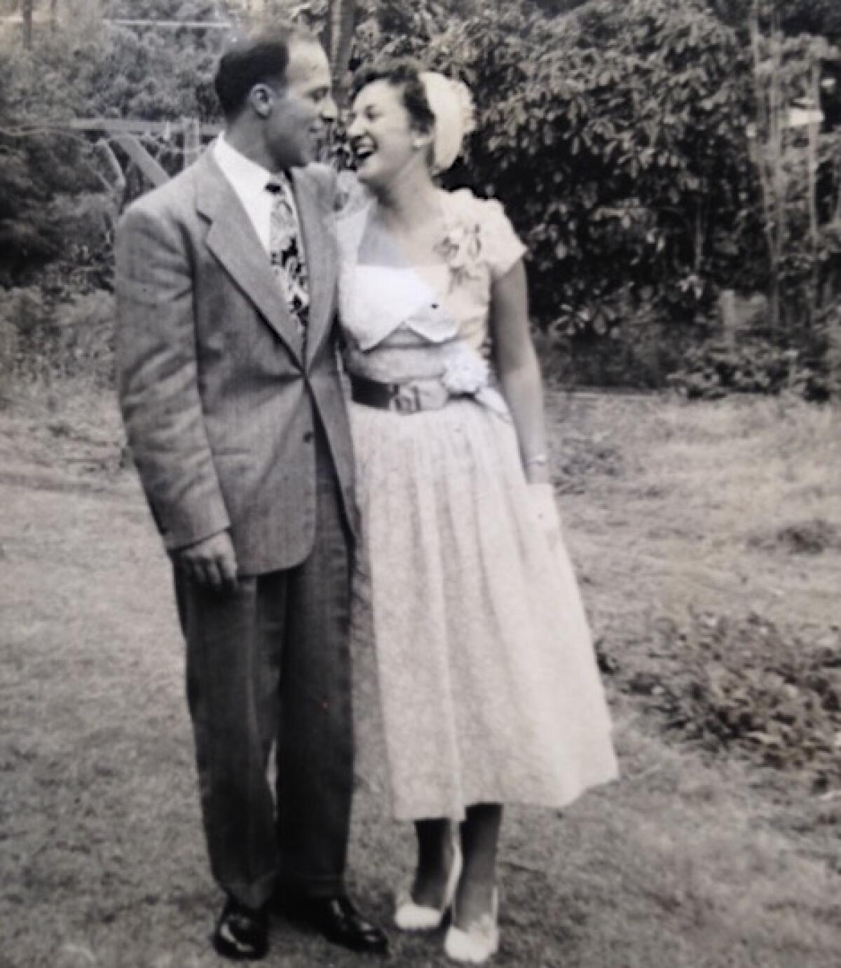 Ed and Mary Romeo are pictured in 1950 in Hawaii.