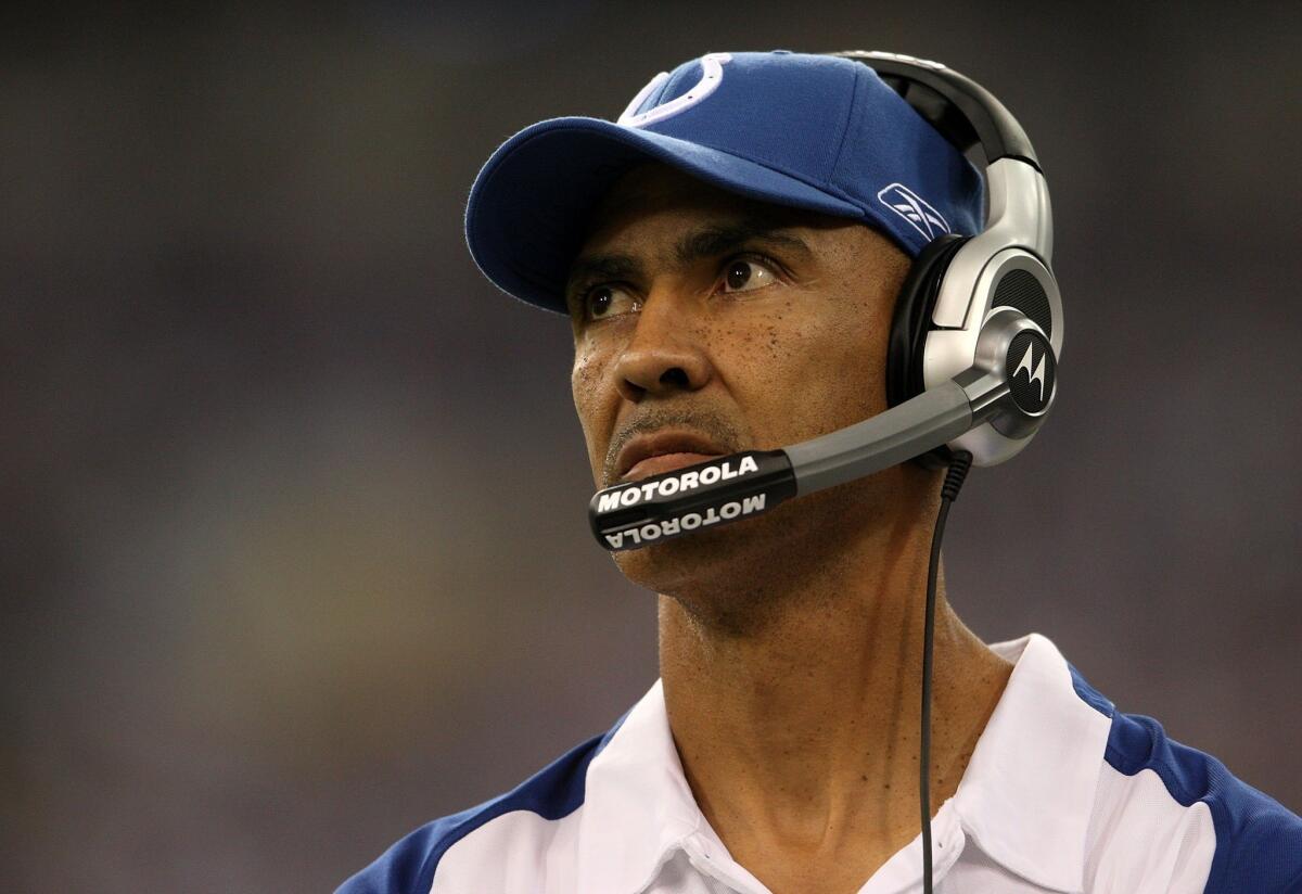 Former Indianapolis Colts coach and current NBC football analyst Tony Dungy may have been fooled into thinking USC was legitimately interested in him for their head coaching job.