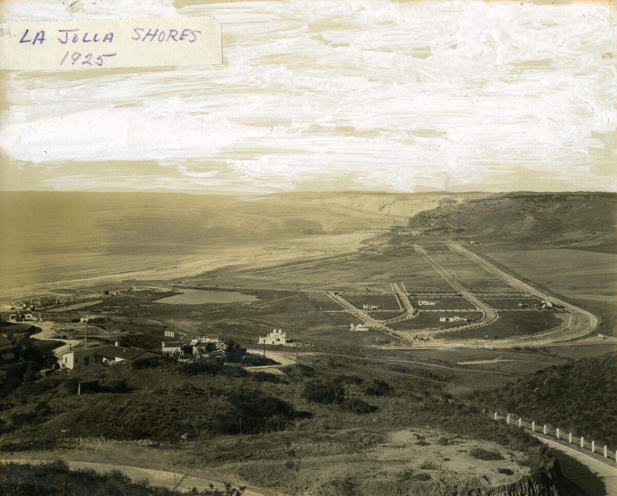 La Jolla Shores is pictured in 1925.