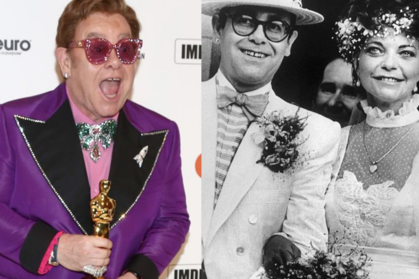 Elton John se casó en 1984. Fotos: AFP