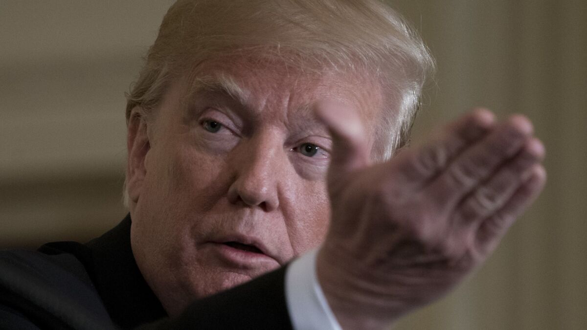 President Trump on Tuesday repeated his desire to quickly "get out" of Syria, according to a senior administration official.
