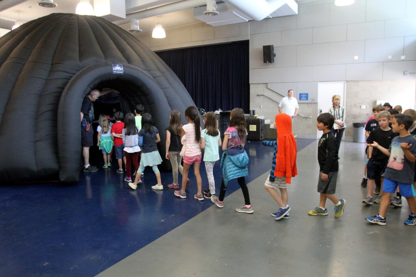 Photo Gallery: JPL's Geodome gives students out-of-this-world views