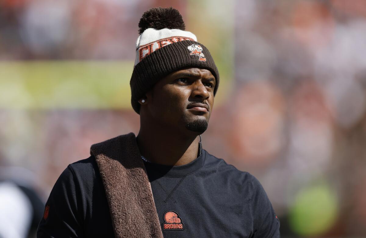 Browns said Deshaun Watson was medically cleared to play