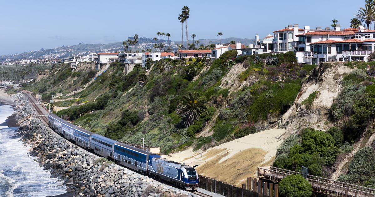 Discussion on efforts to protect the disappearing coastal rail route