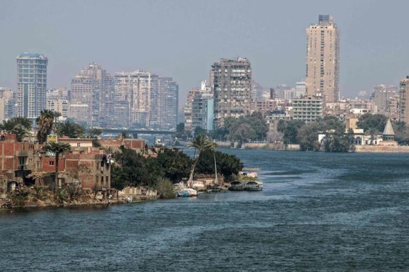 El río Nilo en El Cairo.