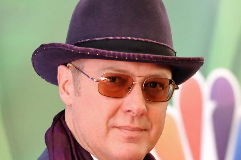 James Spader from "The Blacklist" attends the NBC TV Upfront presentation in New York.