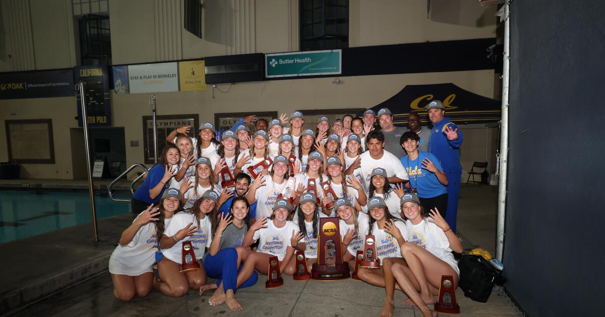 UCLA completes perfect season with women's water polo championship