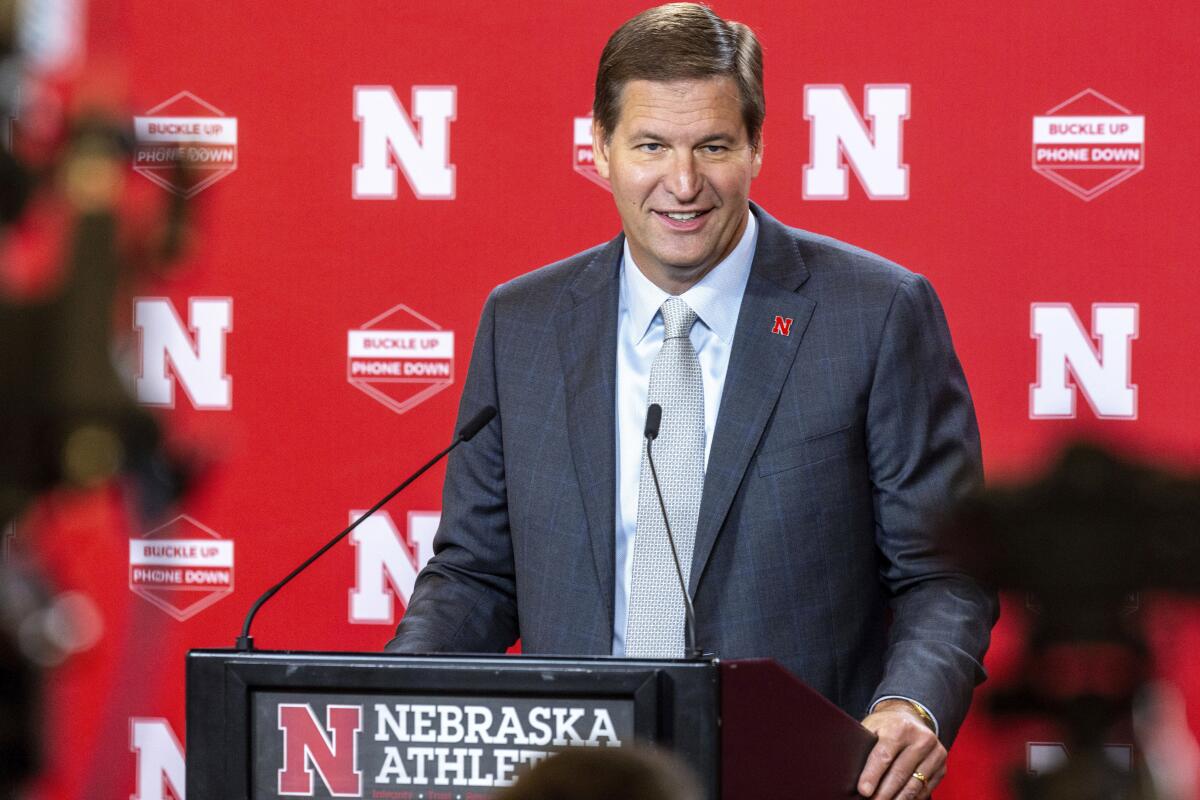 Trev Alberts is leaving Nebraska to become Texas A&M's athletic director -  The San Diego Union-Tribune