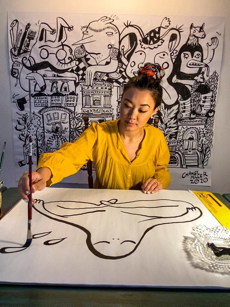 Chanel Miller art: Going virtual with the illustrator - Los Angeles Times