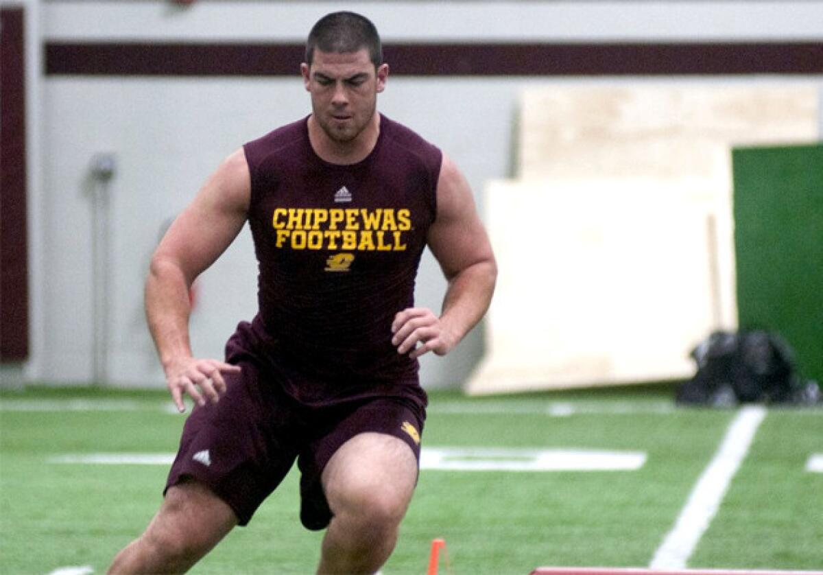 Central Michigan offensive tackle Eric Fisher could be a bookend to Eugene Monroe for the Jacksonville Jaguars.