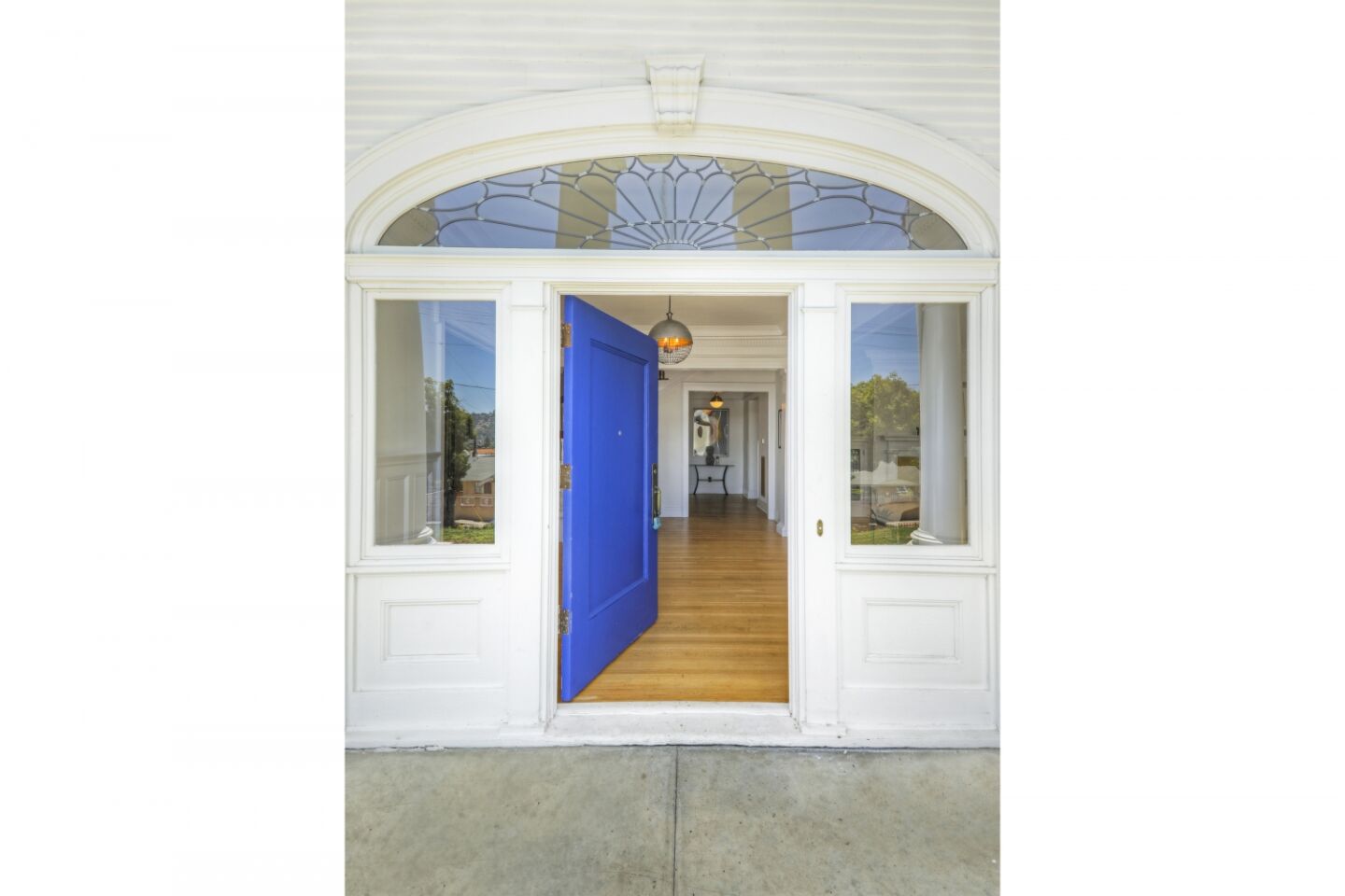 The front entry.