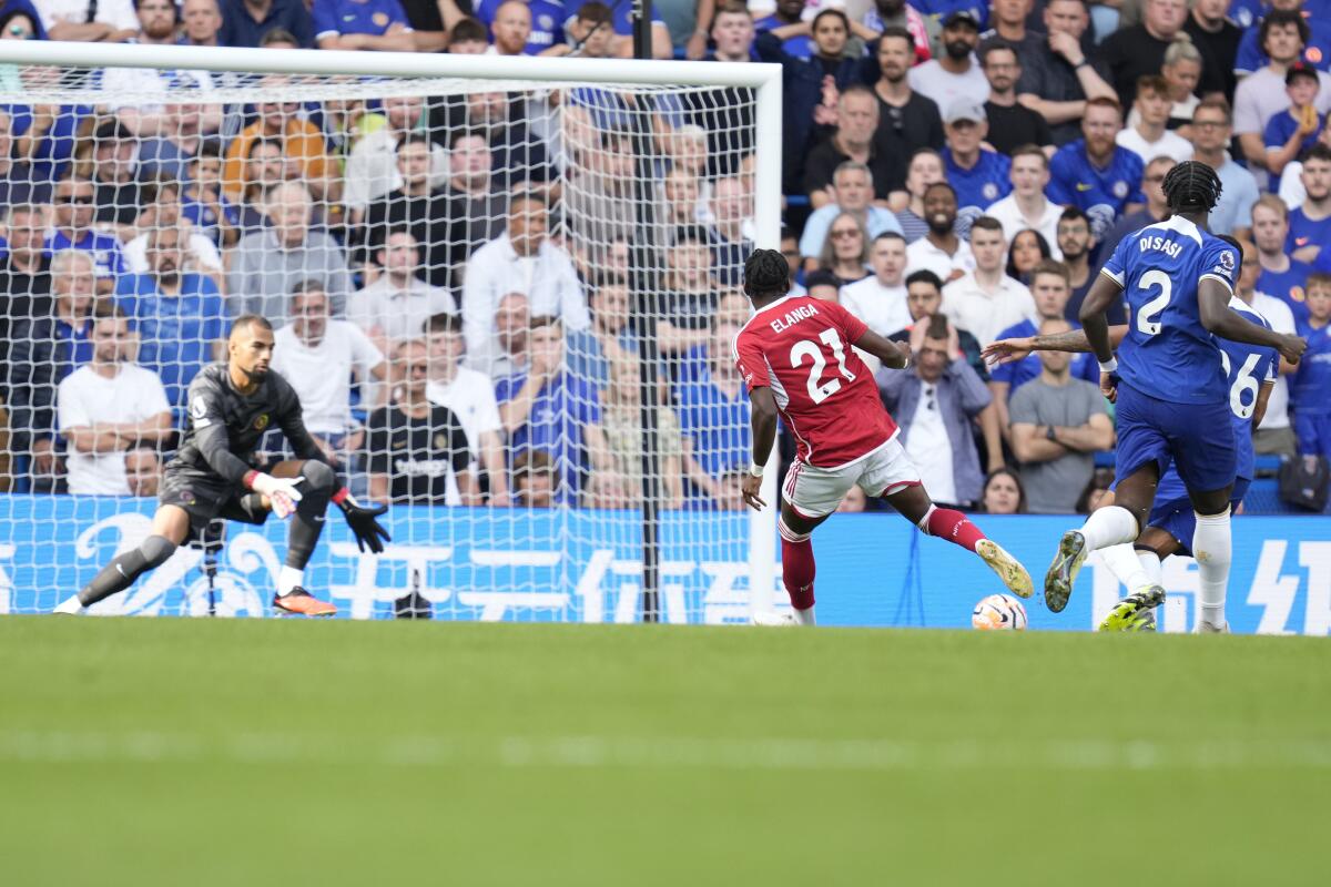 Chelsea 0-1 Nottingham Forest: Anthony Elanga goal stuns Mauricio  Pochettino's Blues at Stamford Bridge - Eurosport