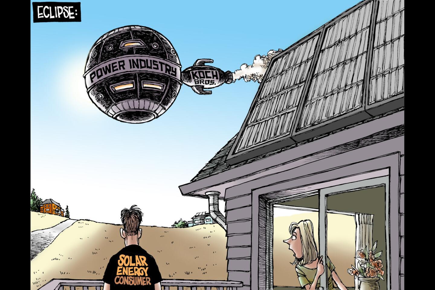 Koch brothers and big utilities campaign to unplug solar power