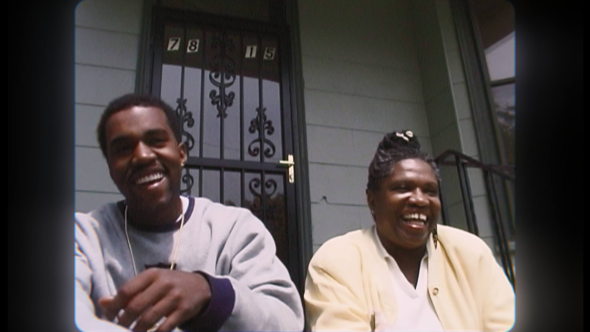 A man and woman laugh together in "Jeen-Yuhs: A Kanye Trilogy."