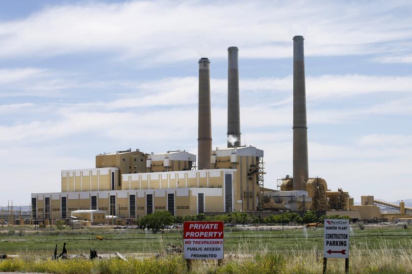 The California Independent System Operator wants to work with PacifiCorp., a utility that produces 77% of its electricity from fossil-fuel plants such as the Hunter coal-fired power plant in Utah, to help spread more clean energy in the region.