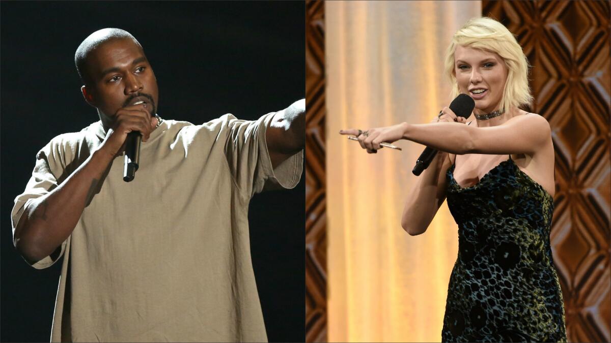 Kanye West and Taylor Swift's feud heats up.
