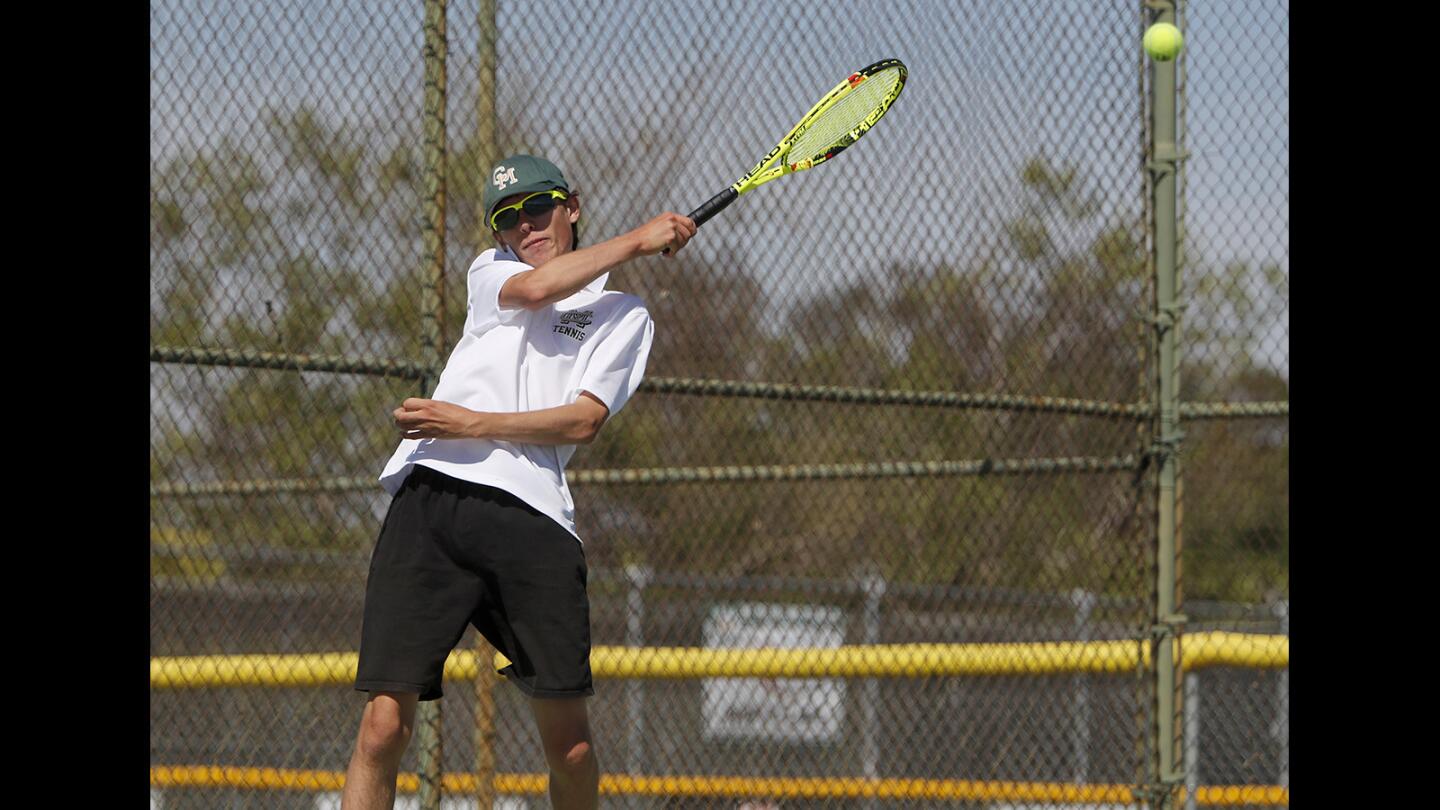 Photo Gallery: Costa Mesa vs. Santa Ana in boys’ tennis