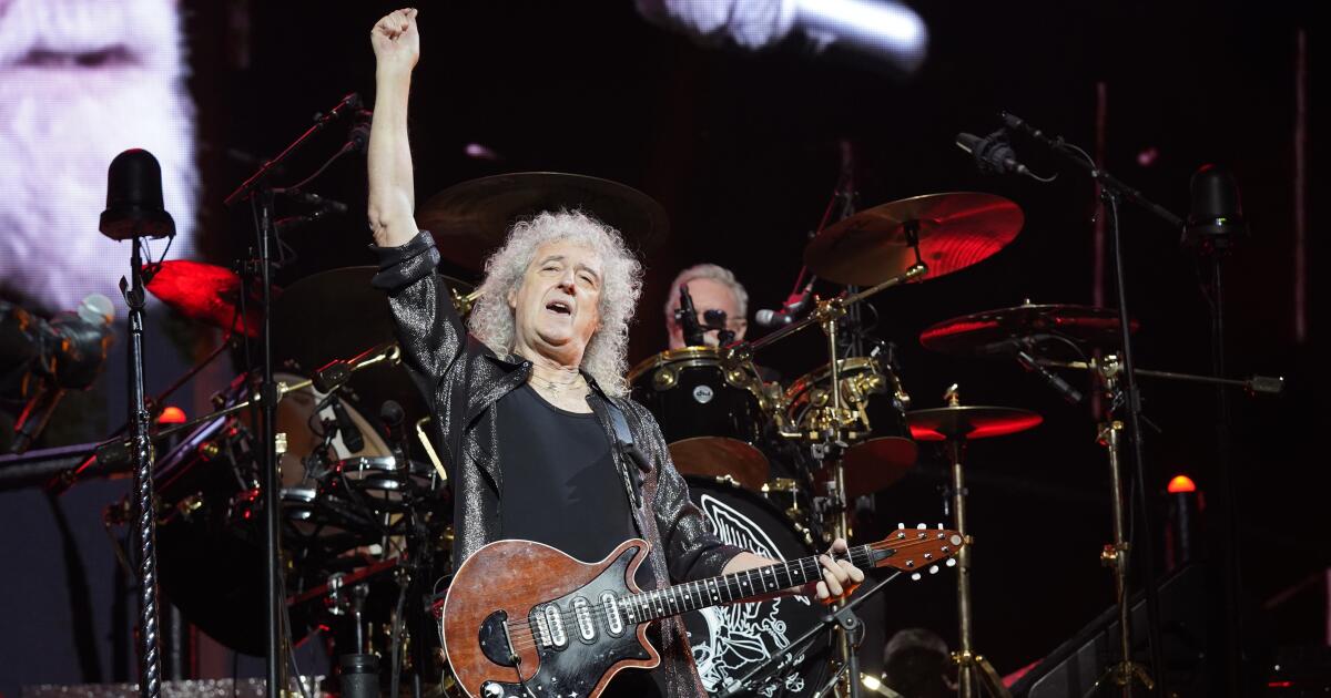 Brian May says he can still play guitar after ‘minor stroke’