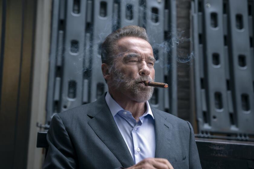 Fubar. Arnold Schwarzenegger as Luke Brunner in episode 101 of Fubar. Cr. Christos Kalohoridis/Netflix ? 2023