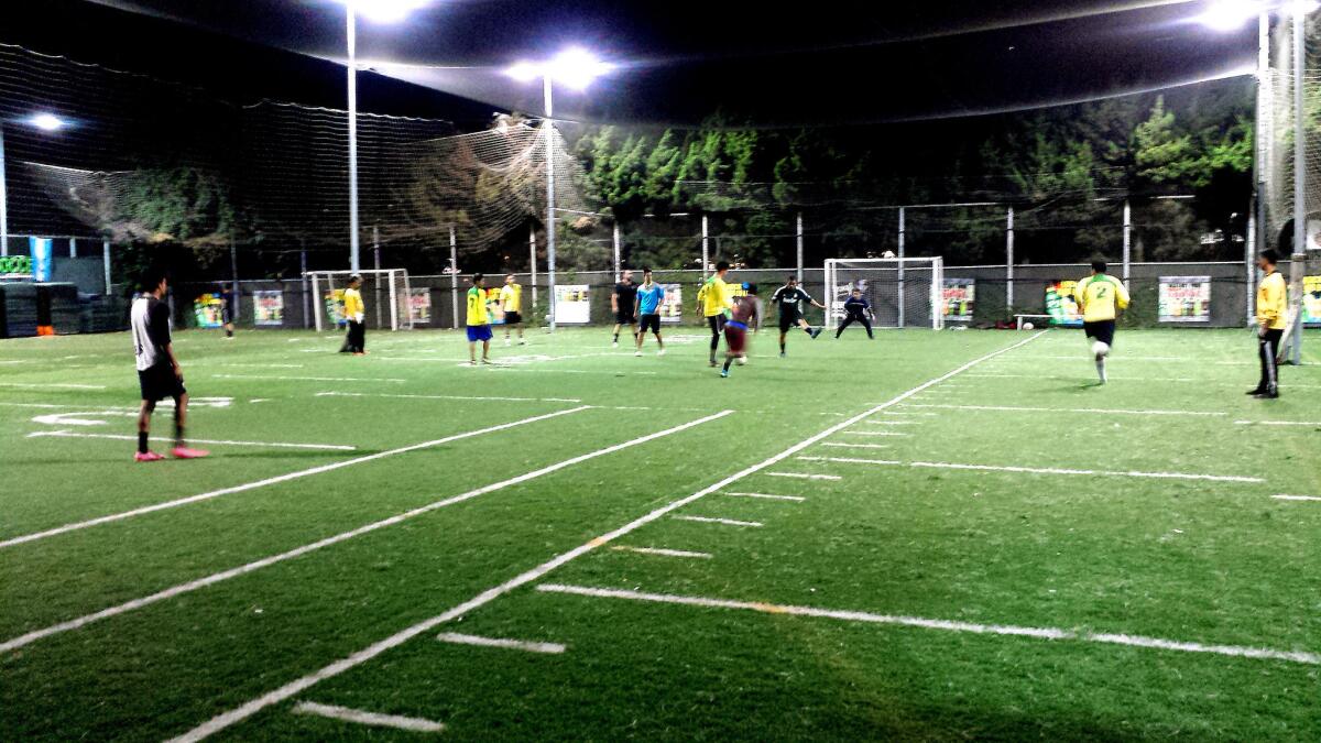 King Indoor Futsal at Hollywood Sports Park in Bellflower is believed to be the region's oldest spot for playing futsal. Children, teenagers and adults -- nearly all of them Latino -- fill the fields and stands nightly for tournaments and pickup games. Several players who learned futsal here have gone on to play soccer or futsal professionally.