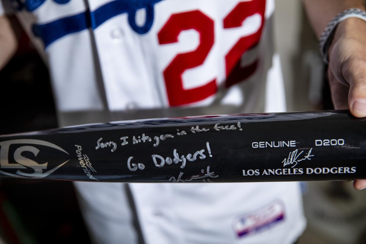 Dodgers pregame: Will Smith enjoyed exchange with fan after hitting Dodger  Stadium cutout 