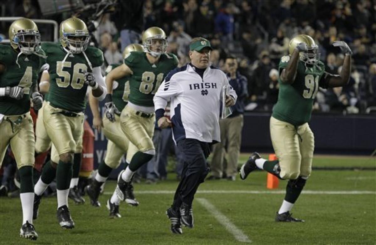 Notre Dame Beats Army, 27-3, at Yankee Stadium - The New York Times