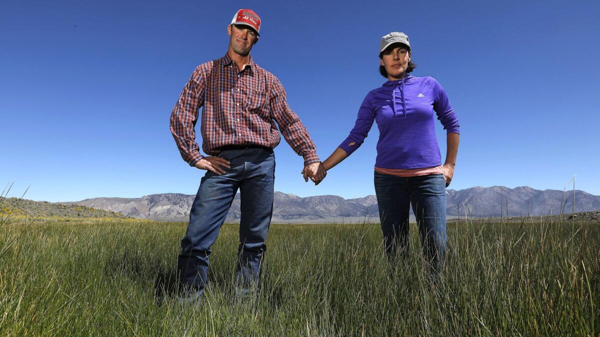 Matt and Maria Kemp fear water restrictions could cause them to lose half their spread.